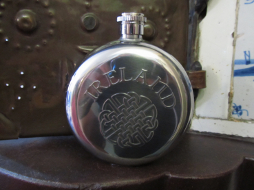 Hip Flask Knot with scripture (Ireland)