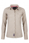 Preview: Ladies Country Style Blouse Beige Check