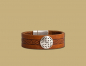 Preview: Leather Wristband brown CRAIG