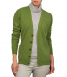 Preview: Woolovers Vee Neck Lambswool Cardigan Pea Marl