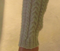 Preview: Sirri legwarmers with cablestich