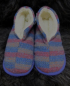 Preview: Tweed Slippers handwoven multicoloured