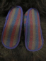 Preview: Tweed Slippers handwoven multicoloured