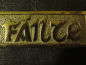 Preview: Brass Plate "Cead mile Failte"