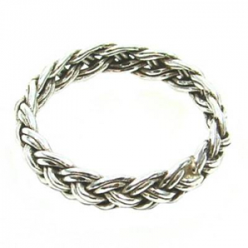 Keltischer Silberring Knoten