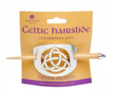 offen gefertigte keltische Haarspange aus England Celtic Loop 
