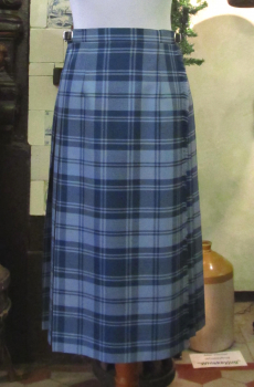 Damen Regular Kilt 102 -hellblau / benzinfarbe