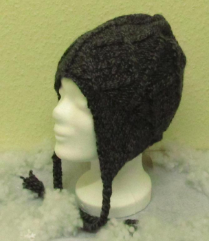 Aran Woolen Hat with Earflaps