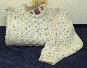 Carraig Donn Childrens Sweater white melange