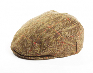 Irish Tweed Cap Moss Check