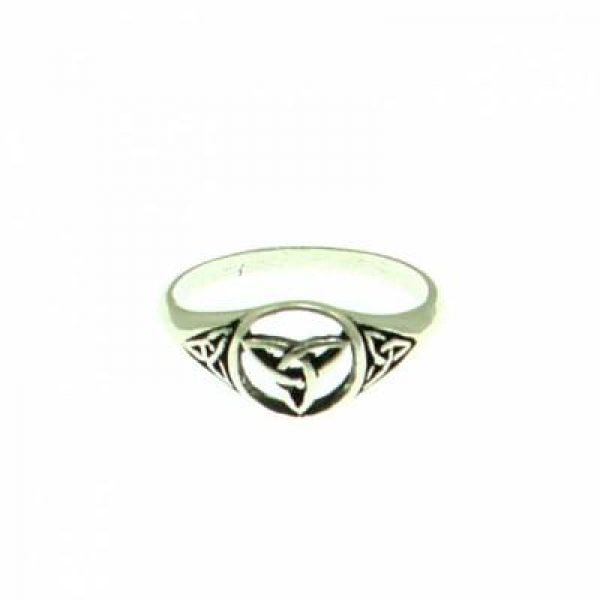 Celtic Silverring Triquetras