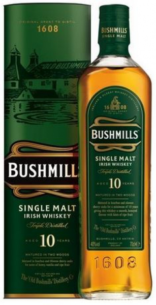 Bushmills 10 years Single Malt Irish Whiskey