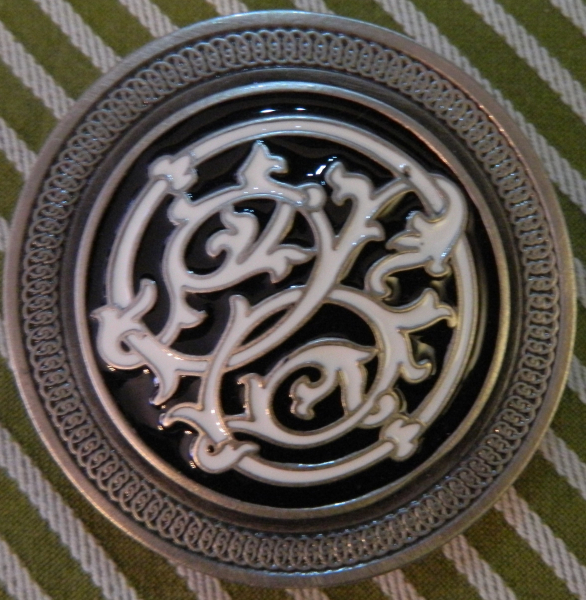 Celtic Stems Black Belt Buckle