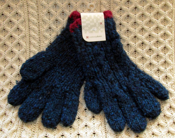 Carraig Donn Irische Aran Finger-Handschuhe