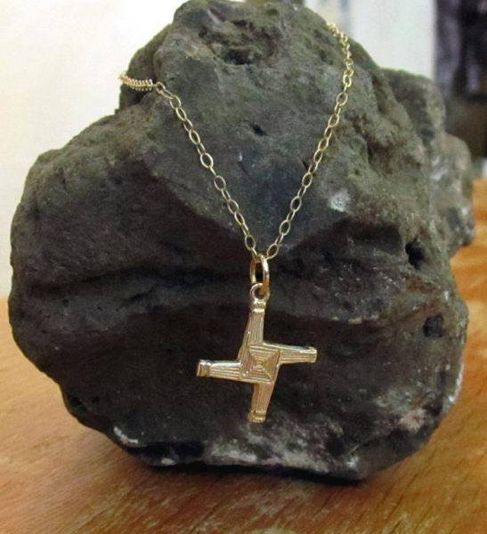 Necklace with Bridgets Cross Pendant