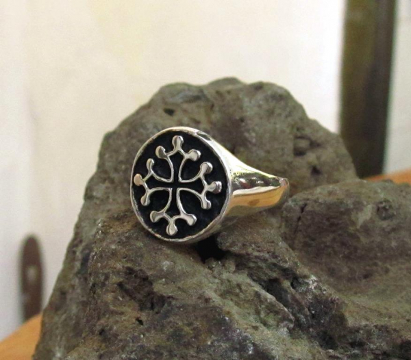 Keltischer Ring Celtic Cross