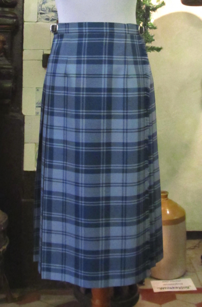 Ladies Regular Kilt 102 -lightblue / petrol