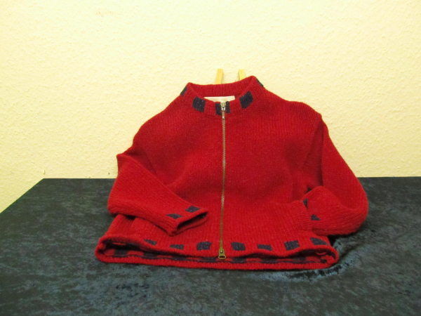 Irelands Eye Childrens Cardigan cherry