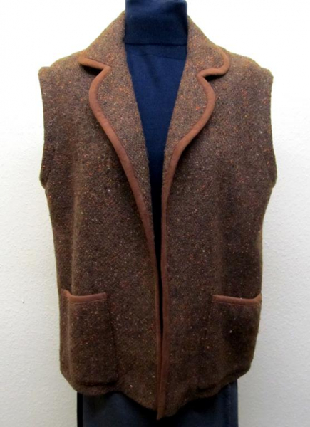 Donegal Design Trimmed Vest 5302 DT 60 brown