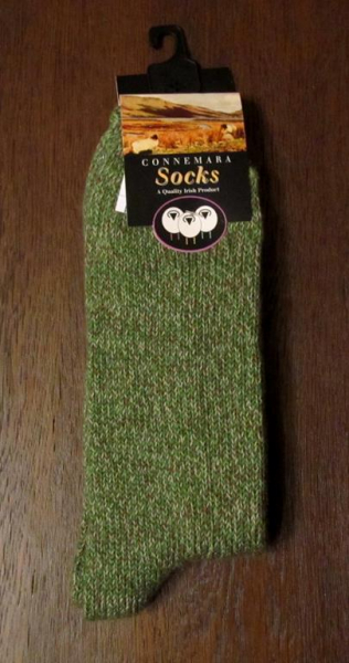 Connemara Heather Socks greenbrown