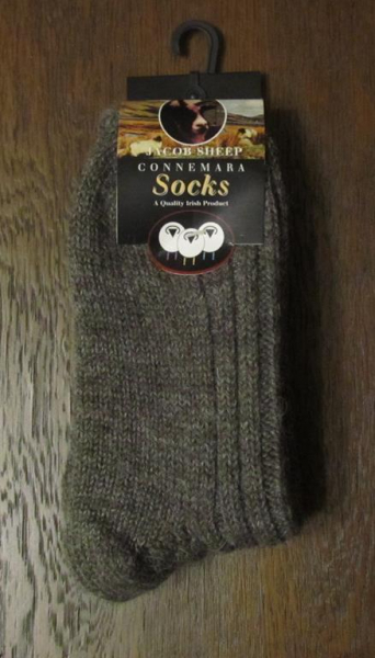 Jakob Sheep Connemara Socks -browngrey