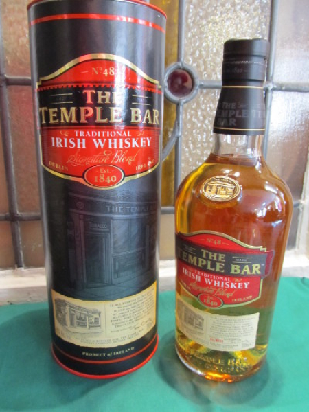 The Temple Bar Traditional Blended Irish Whiskey