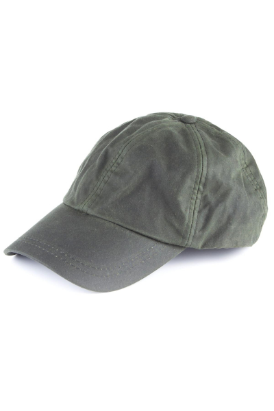 Waxed Baseball Cap olive one Size