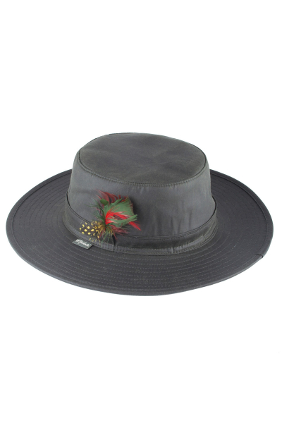 Waxed Aussie Hat olive