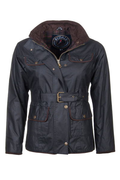 Ladies Wax Jacket black