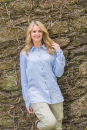 Ladies Linen Shirt Bray blue