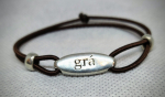 Irisches Armband in Gälisch-Englisch (grá-love)