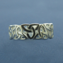 Keltischer Silberring Trinity Knoten -13040